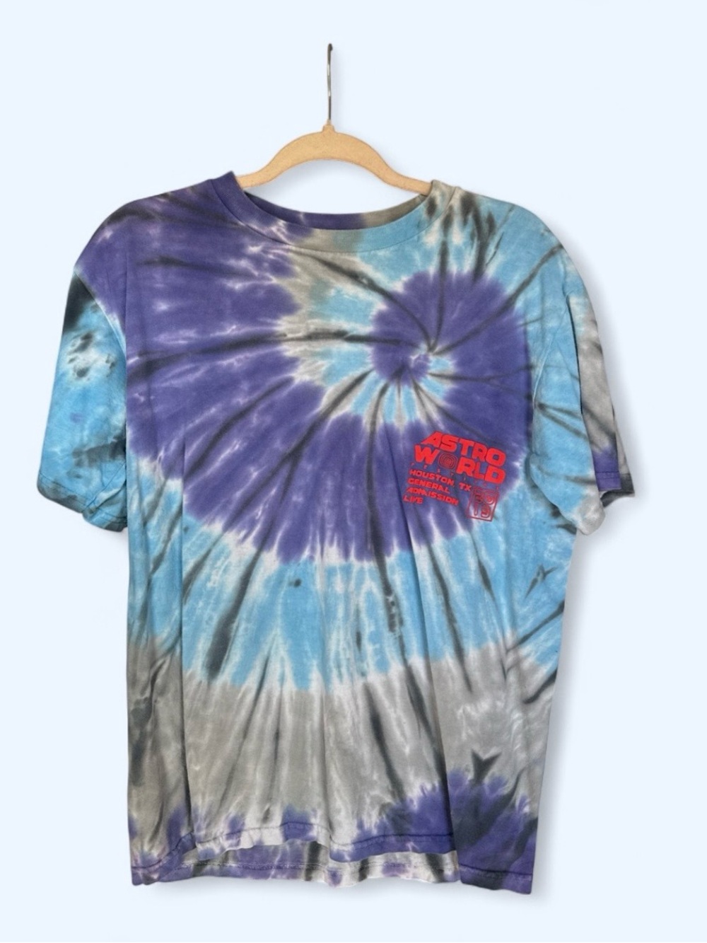 Travis Scott Astroworld T-shirt - Blue & Purple